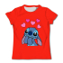 stitch t-shirt - rood 